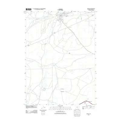 2012 Map of Hanna, 2012 Print