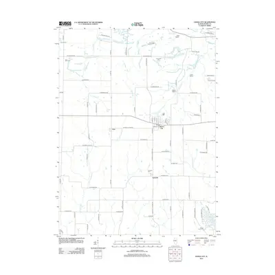 2012 Map of Hanna City, 2012 Print