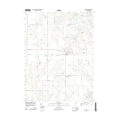 2015 Map of Hanna City, 2015 Print