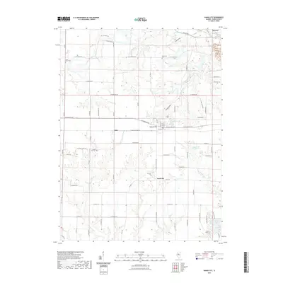 2021 Map of Hanna City, 2021 Print