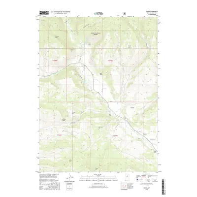 2017 Map of Hanna, 2017 Print