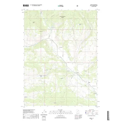 2020 Map of Hanna, 2020 Print