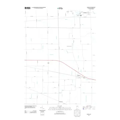 2013 Map of Hanna, 2013 Print