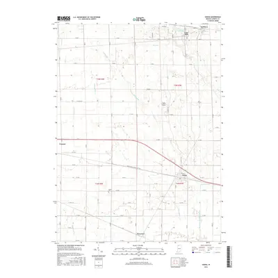 2016 Map of Hanna, 2016 Print