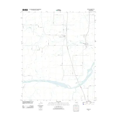 2012 Map of Hanna, 2012 Print
