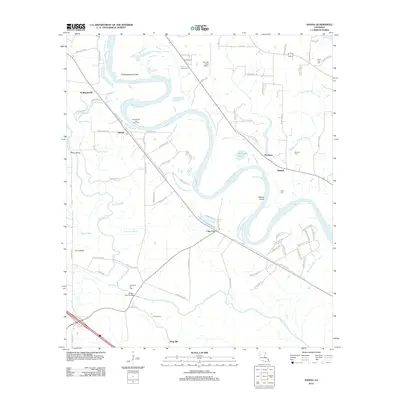 2012 Map of Hanna, 2012 Print