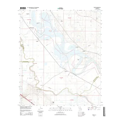 2015 Map of Hanna, 2015 Print