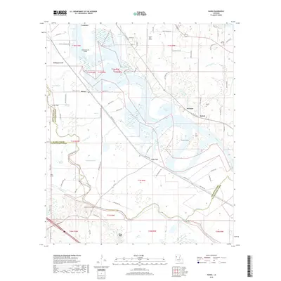 2018 Map of Hanna, 2018 Print