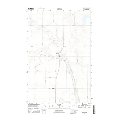 2014 Map of Hannaford, 2014 Print