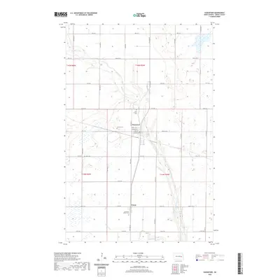 2020 Map of Hannaford, 2020 Print