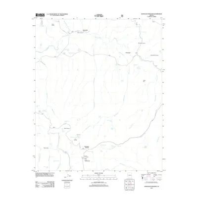 2011 Map of Hannagan Meadow, 2011 Print