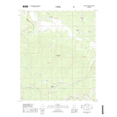 2018 Map of Hannagan Meadow, 2018 Print
