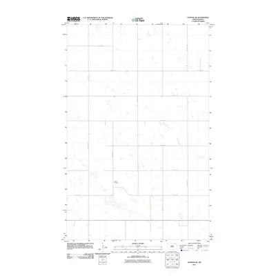 2011 Map of Hannah SE, 2011 Print