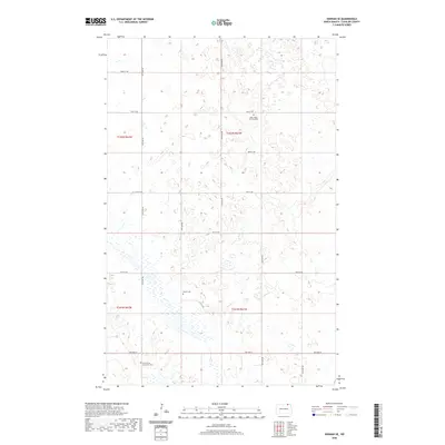 2020 Map of Hannah SE, 2020 Print