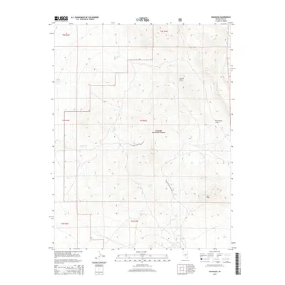 2014 Map of Hannapah, 2014 Print