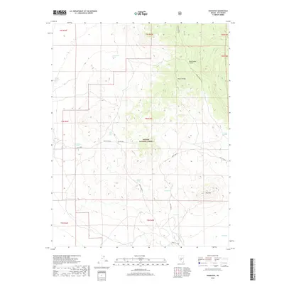 2018 Map of Hannapah, 2018 Print