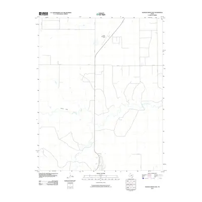 2010 Map of Hannas Draw East, 2010 Print