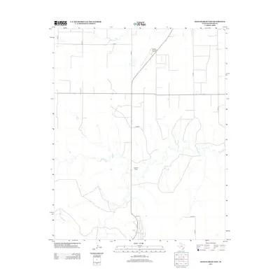 2012 Map of Hannas Draw East, 2012 Print