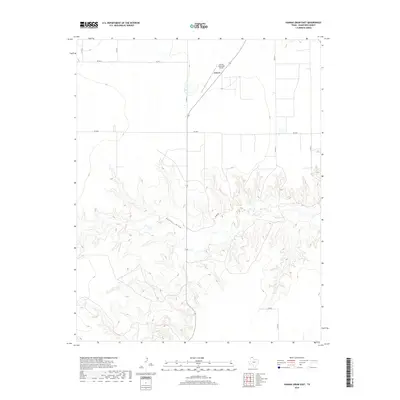 2019 Map of Hannas Draw East, 2019 Print