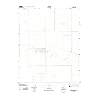 2010 Map of Hannas Draw West, 2010 Print