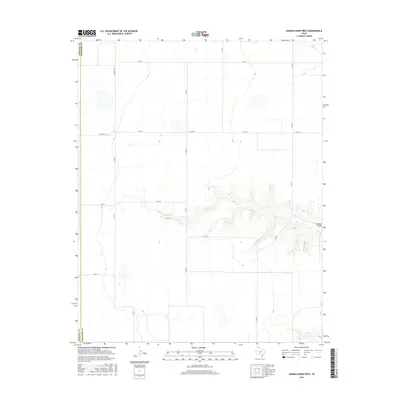 2016 Map of Hannas Draw West, 2016 Print