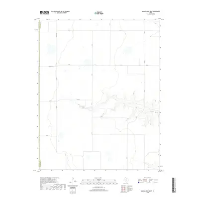 2019 Map of Hannas Draw West, 2019 Print