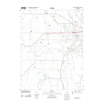 2012 Map of Hannibal West, 2012 Print