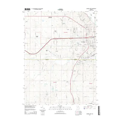 2014 Map of Hannibal West, 2014 Print