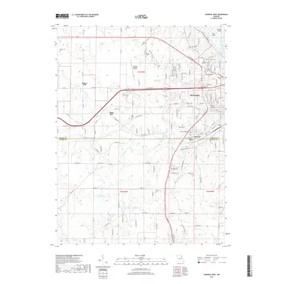2017 Map of Hannibal West, 2017 Print