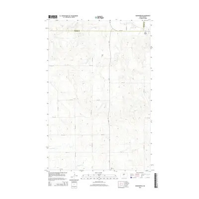 2014 Map of Hannover NE, 2014 Print