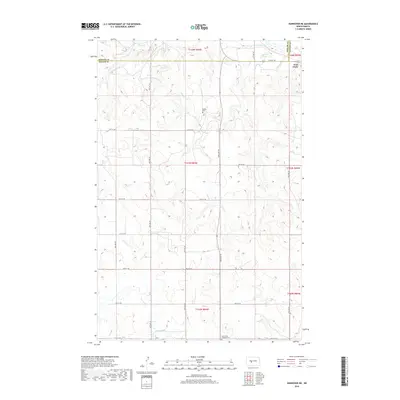 2018 Map of Hannover NE, 2018 Print