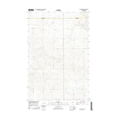 2014 Map of Hannover NW, 2014 Print