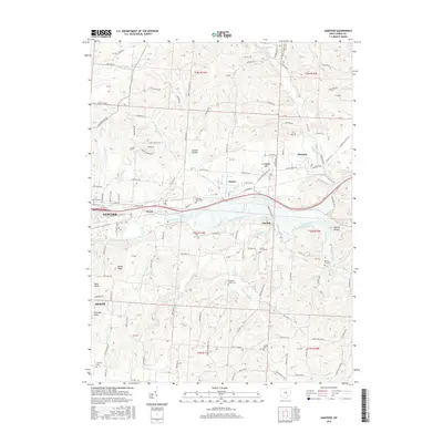 2016 Map of Hanover, 2016 Print