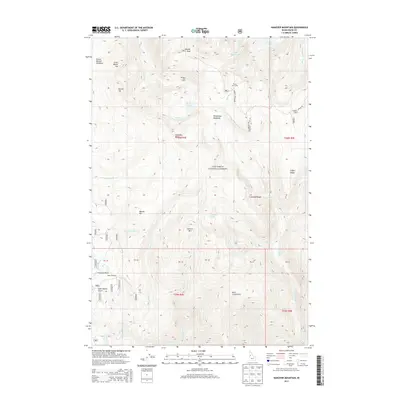 2013 Map of Hanover Mountain, 2013 Print