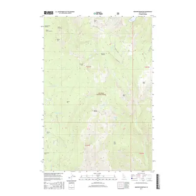 2017 Map of Hanover Mountain, 2017 Print