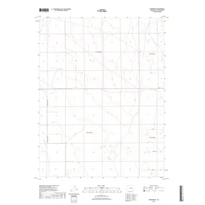 2019 Map of Hanover NE, 2019 Print