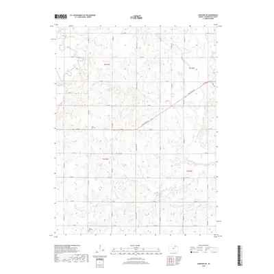 2018 Map of Hanover SW, 2018 Print