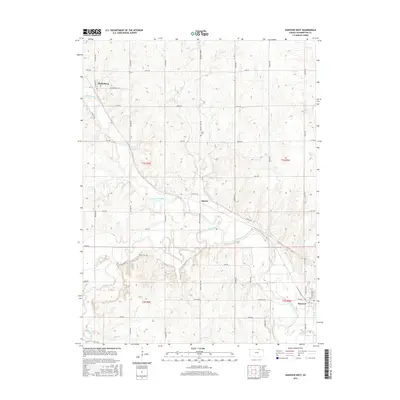 2015 Map of Hanover West, 2015 Print