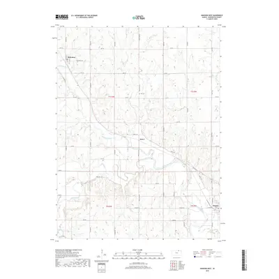 2018 Map of Hanover West, 2018 Print