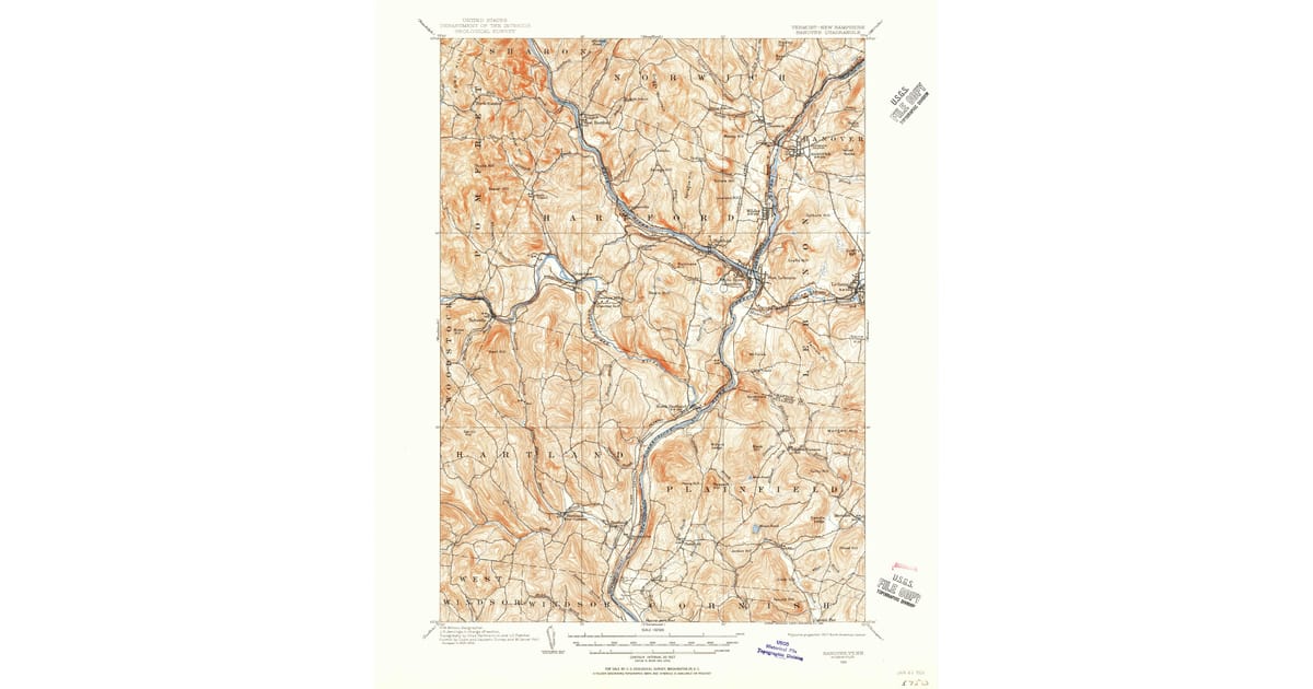 1900 1909 Maps of Sharon VT - Hanover Windsor County Vt Usgs Topo 1906 P1956 Og 1200x630 