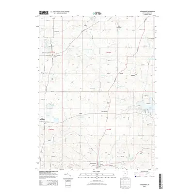 2013 Map of Hanoverton, 2013 Print