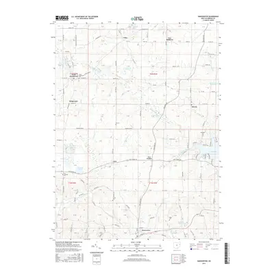 2016 Map of Hanoverton, 2016 Print
