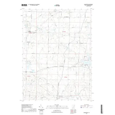 2019 Map of Hanoverton, 2019 Print
