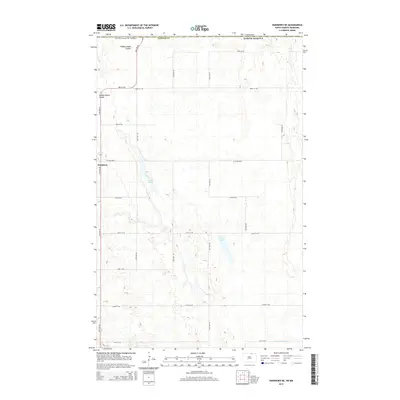 2014 Map of Hansboro NE, 2014 Print