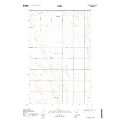 2017 Map of Hansboro NE, 2017 Print