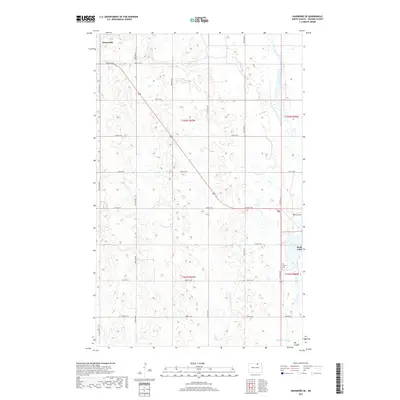 2017 Map of Hansboro SE, 2017 Print