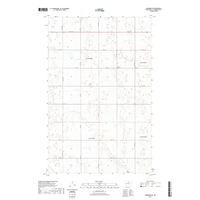 2017 Map of Hansboro SW, 2017 Print