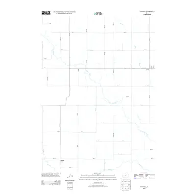 2013 Map of Hansell, 2013 Print