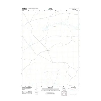 2012 Map of Hansen Lake NE, 2012 Print