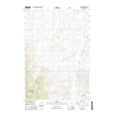 2017 Map of Hansen Ranch, 2017 Print